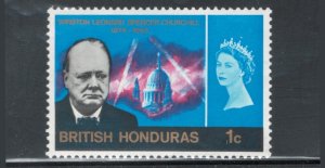 British Honduras 1966 Winston Churchill Omnibus Issue 1c Scott # 191 MNH