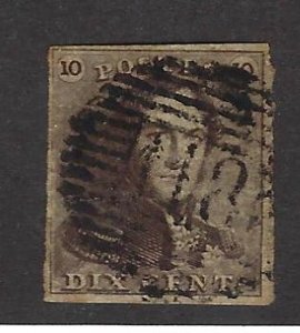 Belgium SC#1 Used F-VF SCV$100.00...Worth checking!