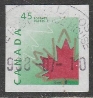 Canada  1996  Scott No. 1685  (O)  Le $0.45  /  Imperf.