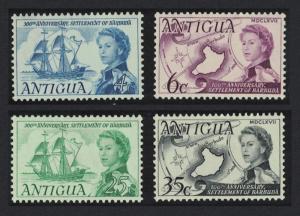 Antigua and Barbuda 300th Anniversary of Barbuda Settlement 4v SG#208-211