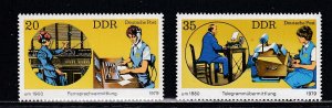 Germany - DDR # 1988-1989, Telephone Operators, Mint NH, 1/2 Cat.