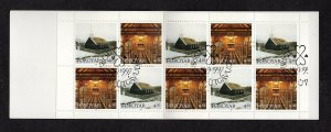 Faroe Islands 1997 Christmas Church booklet CTO used #329a CV $12.50