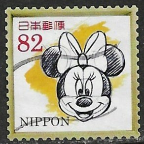 Japan ~ Scott # 4080b ~ Used ~ Mickey & Minnie