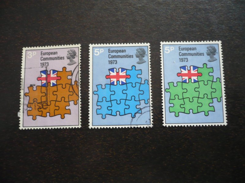 Stamps - Great Britain - Scott# 685-687 - Used Set of 3 Stamps