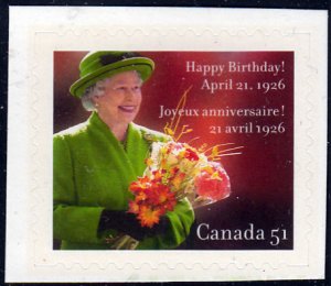 Canada 2006,  51¢ QEII 80th Birthday MNH Single from Bklt # 2142