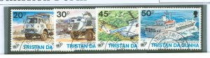 Tristan da Cunha #568-571 Used