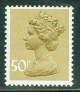 Great Britain Scott MH159 50p MNH** Machin stamp