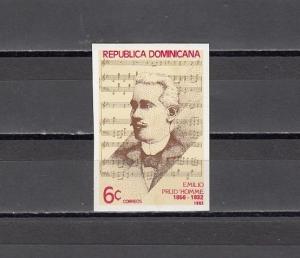 Dominican Rep., Scott cat. 864. Composer, IMPERF issue.