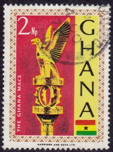 Ghana - 1967 - Scott #288 - used - Ghana Mace - Staff