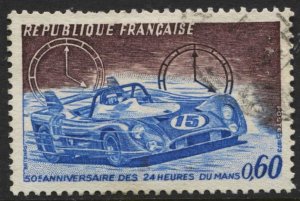 France #1376 Racing Car and Clocks Used CV$0.35