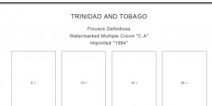 TRINIDAD AND TOBAGO STAMP ALBUM PAGES 1913-2010 (147 PDF digital pages)