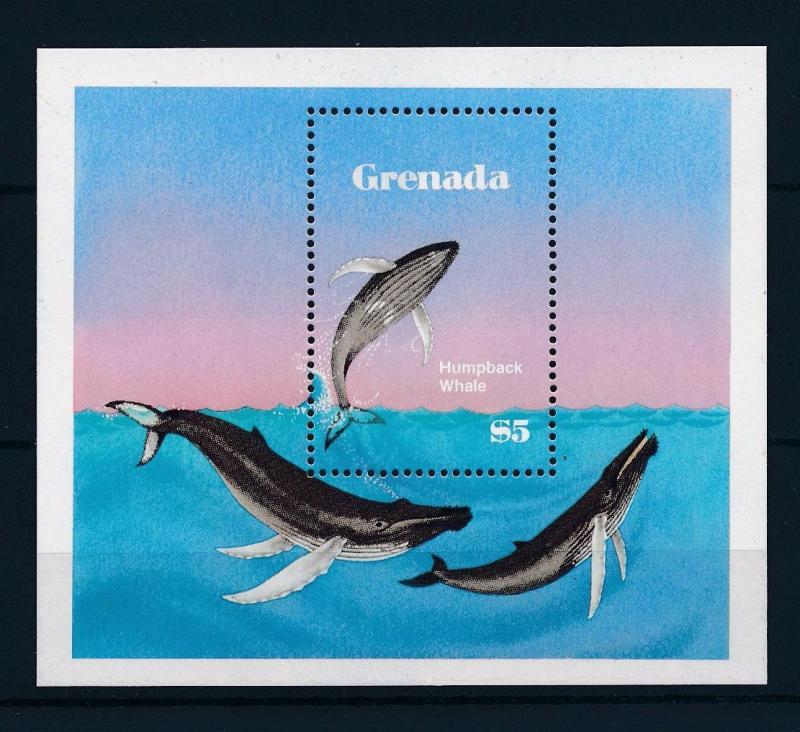 [47474] Grenada 1982 Marine life Whales MNH Sheet