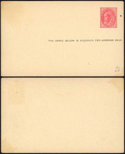 Canada QV 1c Postal stationery