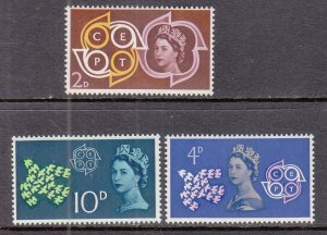 Great Britain 382-384 MNH VF