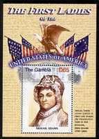 GAMBIA - 2007 - 1st Lady of US,  Abigail Adams -Perf Min Sheet-Mint Never Hinged