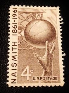 Scott #1189 Basketball, James Naismith, MINT, VF, NH