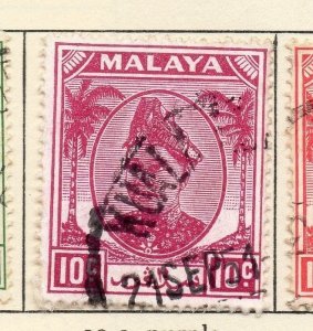 Malaya Selangor 1949-52 Early Issue Fine Used 10c. 026014