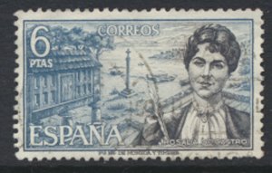Spain  SC# 1525  Used  Women Rosalia  de Castro 1968  see details & scans