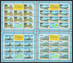 St Vincent Gren 129-132 sheets,MNH. Canouan Isl.Clinic,