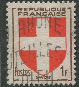 France - Scott 618 - General Definitive Issue -1949 - Used - 1fr Stamp