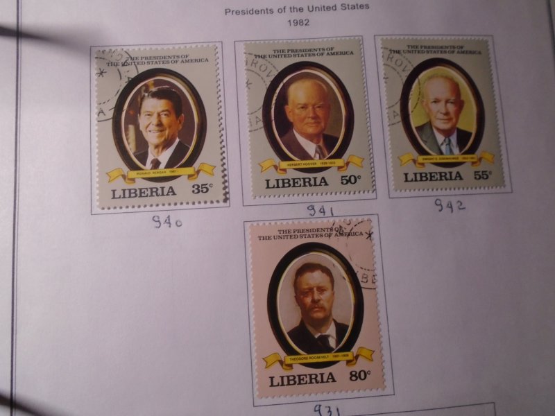 Liberia  #   923-31/933-42  used