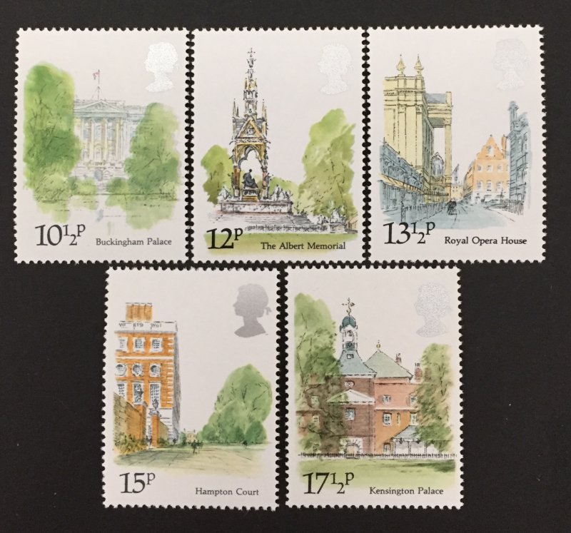 Great Britain 1980 #910-4, Landmarks, MNH.