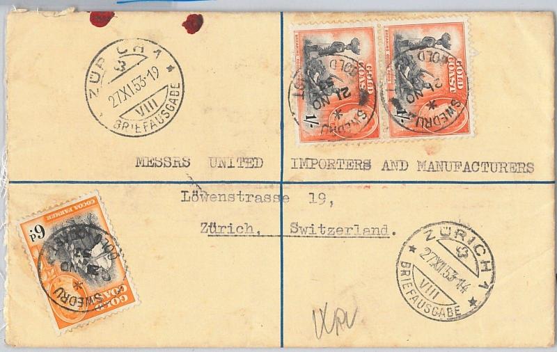 51841 - Gold Coast -  POSTAL HISTORY - POSTAL STATIONERY COVER to GERMANY 1953