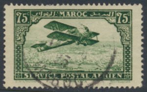 French Morocco   SC# C5  Used  Air Post Aircraft  see details and scans 