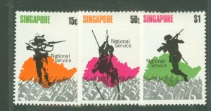 Singapore #119-121  Single (Complete Set)