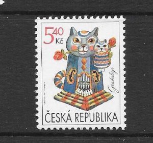 CZECH REPUBLIC #3149 CAT & KITTEN MNH