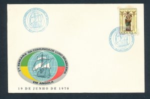D466441 Angola Cover Portuguese Brazilian Community Week 1970