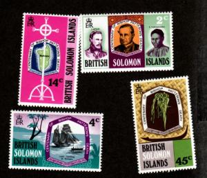 Solomon Islands # 218-221 Mint!
