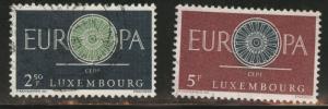 Luxembourg Scott 374-375 Used 1960 Europa set