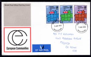 Great Britain 685-687 Pen FDC