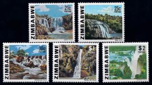 [66236] Zimbabwe 1980 Flora Plants Trees Waterfalls From Set MNH