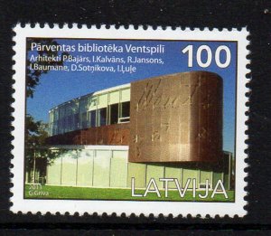 Latvia Sc  792 2011 Parventa Library stamp mint NH