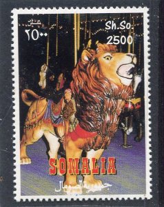 Somalia 1997 AMERICAN CAROUSELS 1 value Perforated Mint (NH)