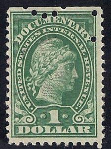 R240 1 Dollar 1917-33 Series Documentary Stamp used F