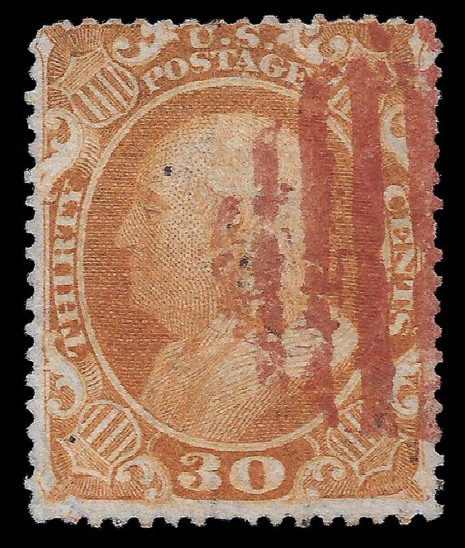 U.S. Scott #38 / $475 - 30c Orange, Used, Fine