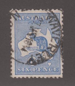 AUSTRALIA #48 USED KANGAROO VF SON CANCEL