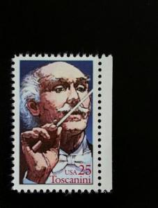 1989 25c Arturo Toscanini, Conductor Scott 2411 Mint F/VF NH