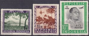 Indonesia #C7-8, C12   MNH  CV $16.40 (Z3547)
