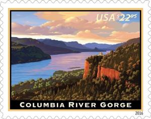 2016 $22.95 Columbia River Gorge, Express Mail, Canyon Scott 5041 Mint F/VF NH