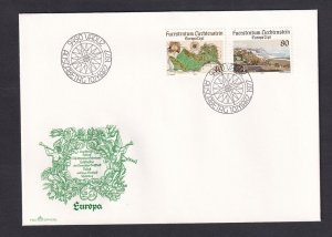 Liechtenstein   #615-616  FDC 1977  Europa