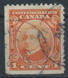 Canada 1927 - 60th Anniversary of Confederation (1c Macdonald) - SG266 used