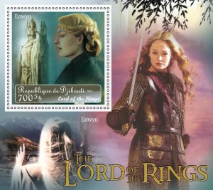 Stamps. Cinema. The Lord of the Rings 2022 year 6 sheets perforated MNH**