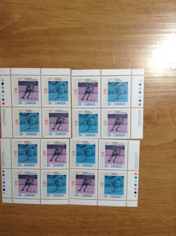 Canada SC 1111-1112  NH  PL  matched set