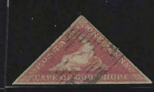 Cape of Good Hope 1857 SC 3a Used SCV $425.00