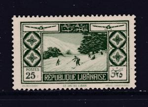 Lebanon the 25p Air stamp from 1936 MH