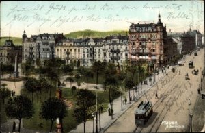 Germany Postcard Plauen im Vogtland, Nice Detailed view, Posted in 1908